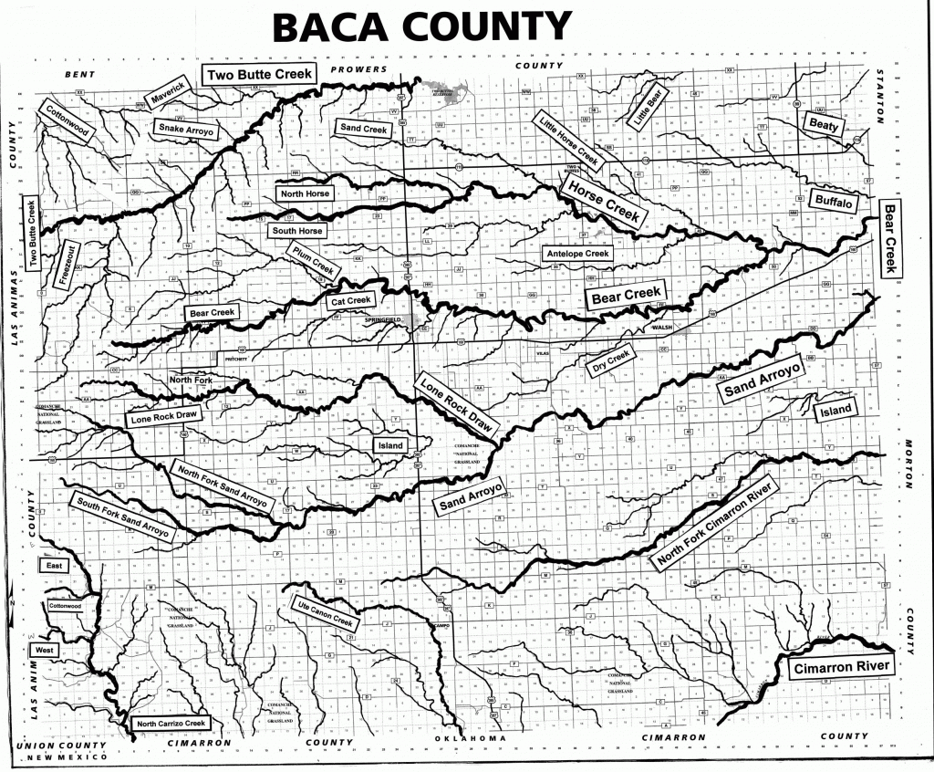 Tributaries of Baca County by Dr. Bill Stoner - Plainsman Herald